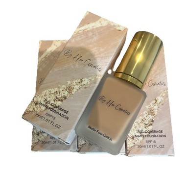 By Her Cosmetics Foundation SPF15 Full Coverage Make-up langanhaltend 30ml