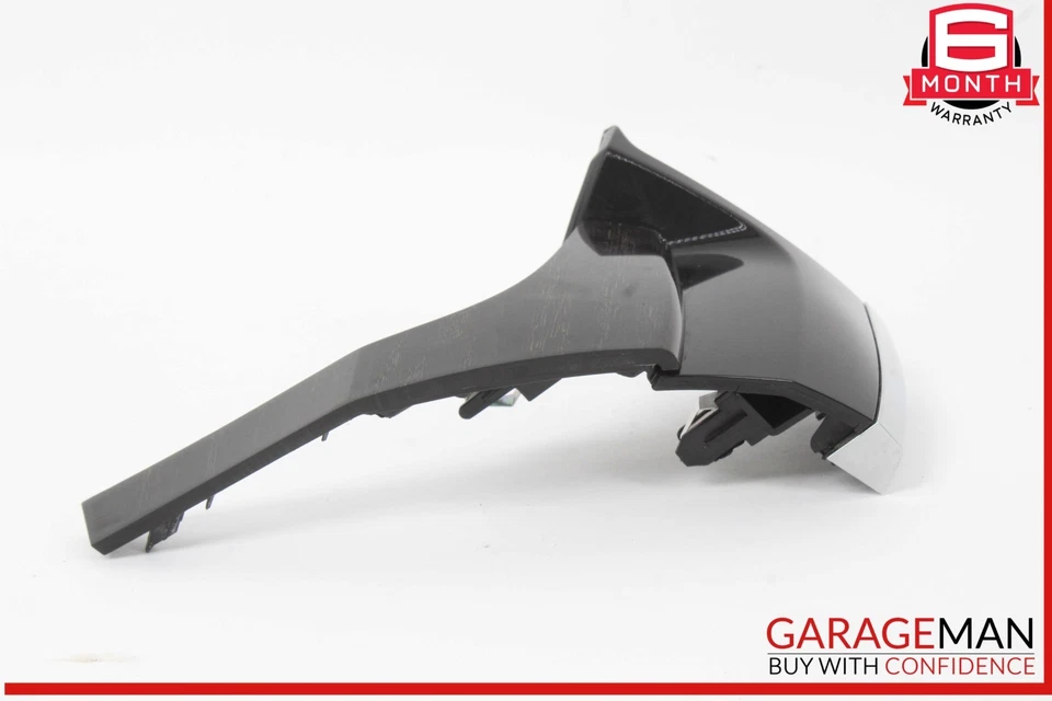 Cubierta de moldura de bisel del tablero de instrumentos del lado izquierdo BMW X5 X6 14-18 negra OEM Foto 4 de 4