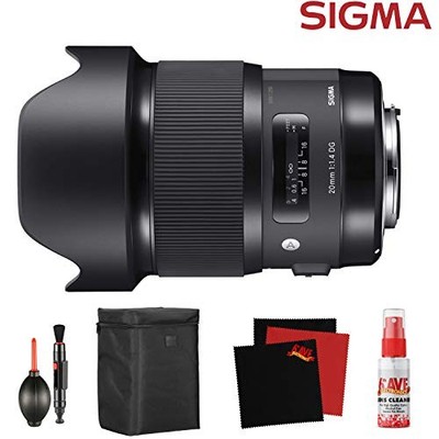 Sigma Art 20mm F/1.4 DG HSM Full Frame Lens for Nikon F for