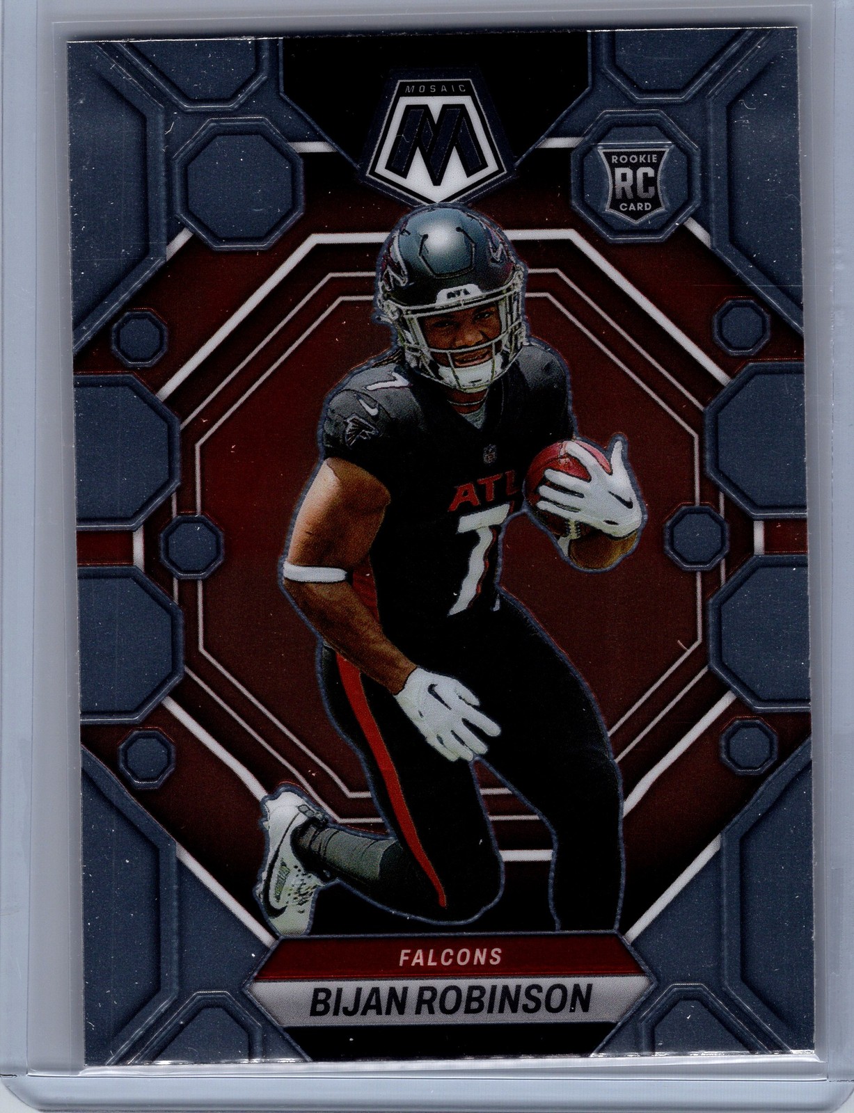 Bijan Robinson #284 Football Cards 2023 Panini Mosaic trading card — raw and PSA graded price guide