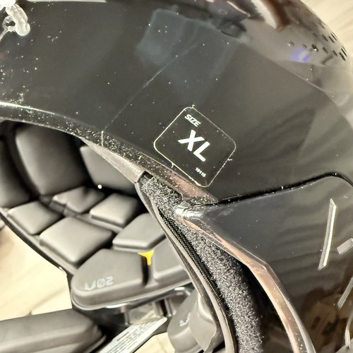 Casco calcio VICIS ZERO2 adulto nero - taglia XL - Foto 9 di 11