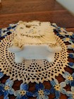 Antique Milk Glass Playing Card Holder  — photo 5