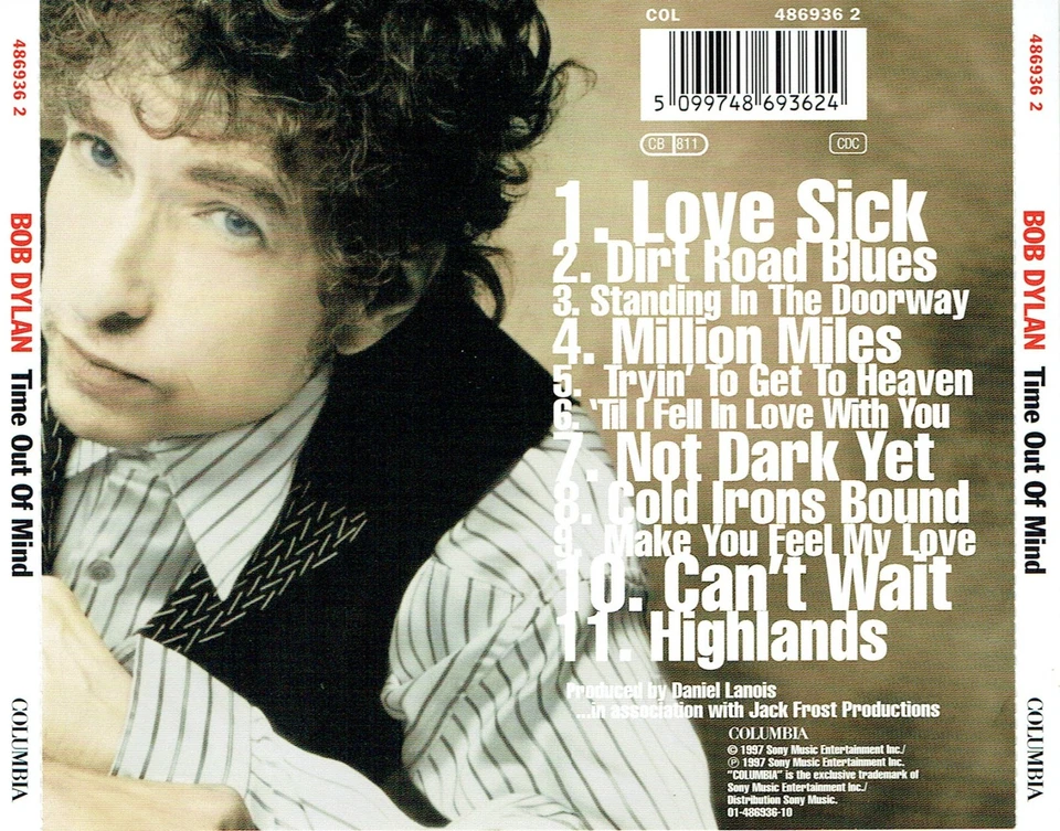 (CD) Bob Dylan - Time Out Of Mind - Love Sick, Not Dark Yet, Million Miles - Bild 2 von 2