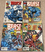 The Beast #1-3 Complete Set 1997 & Colossus #1 X-Men Marvel