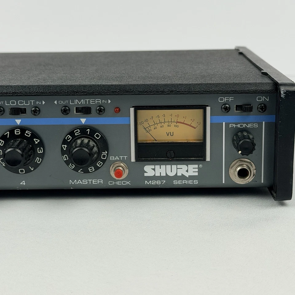 Shure M267 Professional Microphone Mixer Tested Working - Image 3 of 4