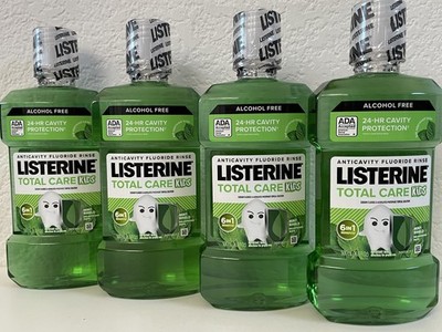 Listerine Smart Rinse Mint Shield Kids Anticavity Mouthwash 500ml Alcohol Free