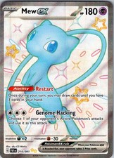 Mew ex 216/091 Shiny Ultra Rare Paldean Fates Pokemon Holo Near Mint on eBay