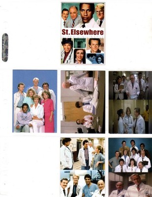 ST. ELSEWHERE    CUSTOM  NOVELTY TRADING CARD 6 CARDS   SET