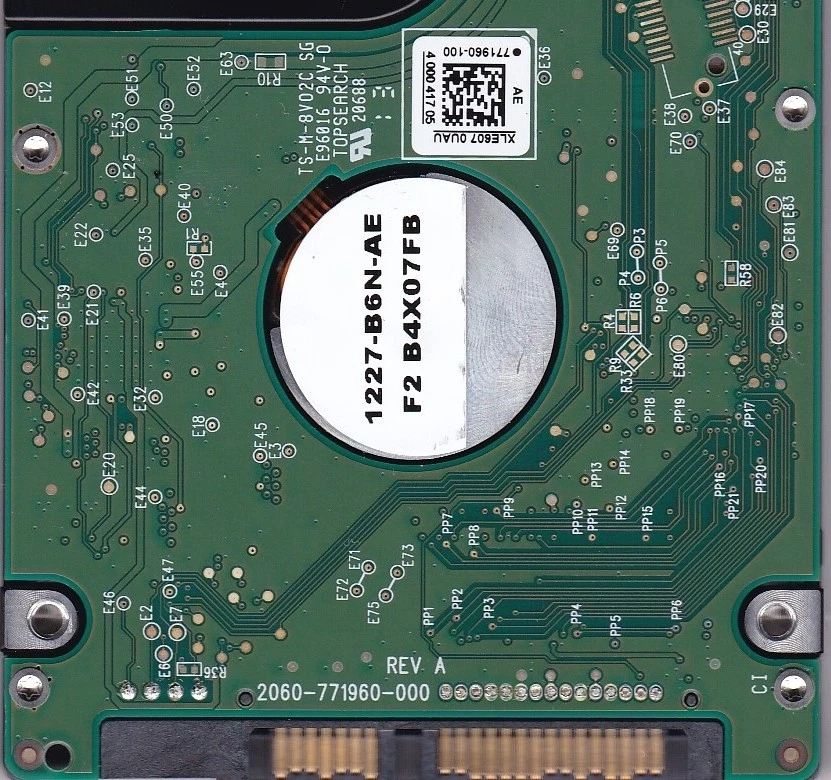 WD7500BPVX-22JC3T0 dcm: EH0T2BK sn: WXP1E7 OCT 2014 750GB 2.5" WESTERN DIGITAL - Image 4 of 4