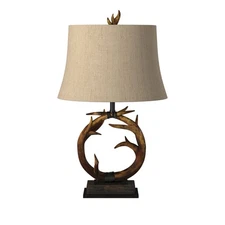 Table Lamp, Dark Brown