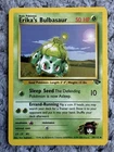 Erika's Bulbasaur 39/132 Unlimited Gym Challenge Vintage WOTC Pokemon Card LP+