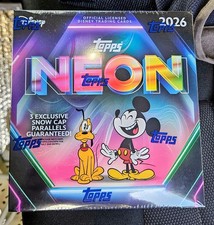 2026 Topps Disney Neon Factory Sealed MEGA BOX 3 EXCLUSIVE Snow Cap! Parallels