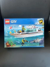 LEGO City: Diving Yacht (60221) Brand New In Factory Sealed Box -Retired