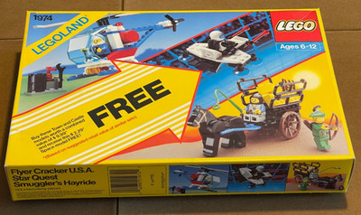LEGO 1974 Flyer Cracker Star Quest Smuggler's Hayride NEW IN BOX Rare G-VG Cond