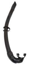Basic Black Silicone Spearfishing Snorkel.