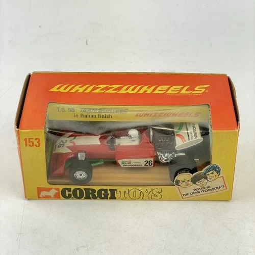 Vintage Boxed Corgi Toys 153 Whizzwheels TS 9B Team Surtees Italian Finish