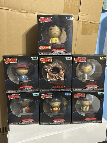 Stranger Things Funko Dorbz Vinyl Collection Full Set Of 7 Mike Dustin Lucas