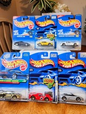 Hot Wheels Ferrari Lot - 6 Cars - First Edition - Spider - Testarossa- F40 NEW