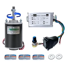 12-24V DC Motor Speed Controller Kit, 3500-7000 RPM, with Adjustable Speed an...