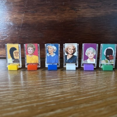 Set of 6 Golden Girls themed movers from Golden Girls Clue game (Bin 2)