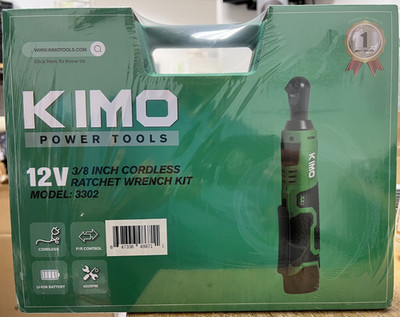KIMO Compact Cordless Electric Ratchet Wrench - Max Torque, Fast Charge & LED