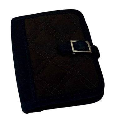 Vera Bradley Classic Black and Espresso Cards and Cuties Case Card Wallet