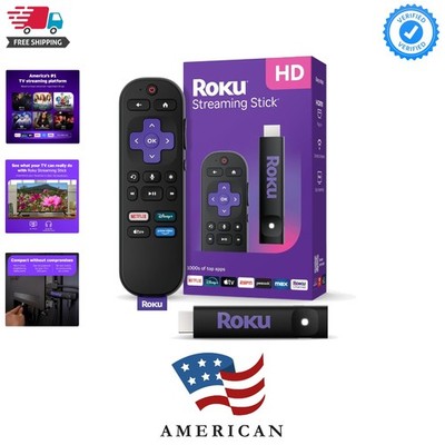 Streaming Stick HD 2025   HD Streaming Device for TV with  Voice Remote, Free &