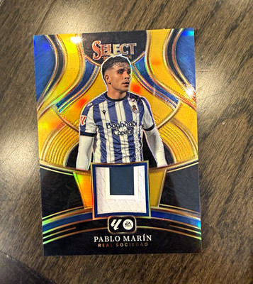 Panini 2025-26 Select La Liga Select Memorabilia Pablo Marin SM-PM Gold /10