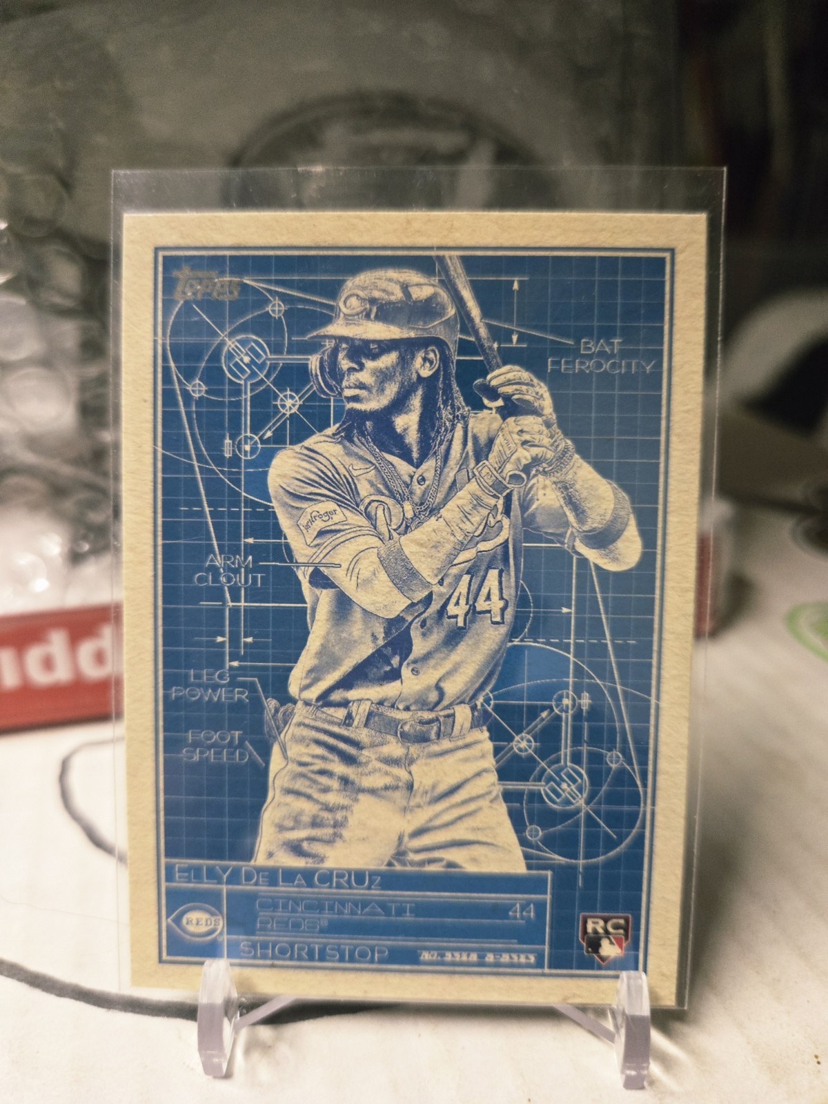 2024 Topps Series 1 - Superstar Blueprint Elly De La Cruz #SB-15 Blue (RC)