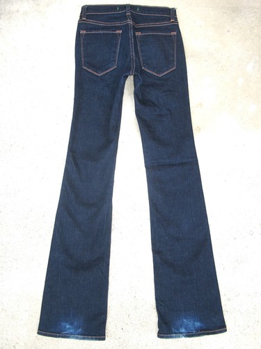 J Brand Bootcut Jeans Girls Size 14 Classic Rise Dark Blue w Stretch L32 - Picture 3 of 10