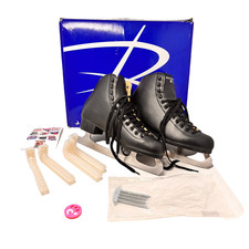 Riedell 110 Opal Mens Black Figure Skates Sta...