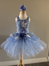 Weissman Dance Costume Sm Child Blue Ballet Tutu