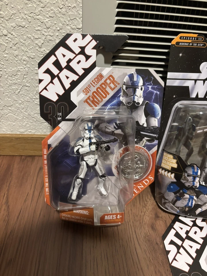 Star Wars Clone Trooper 501st Lote de 4 Commander Appo Foto 4 de 4