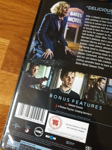 Bates Motel Season 1-3 DVD Box Set (Vera Farmiga, Freddie Highmore) Pristine! - Picture 5 of 8