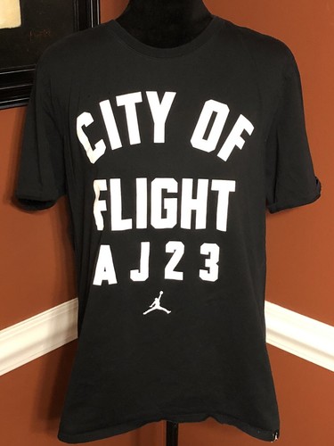 Nike Air Jordan City of Flight AJ23 T-Shirt Mens Large AJ 23 Unworn | eBay