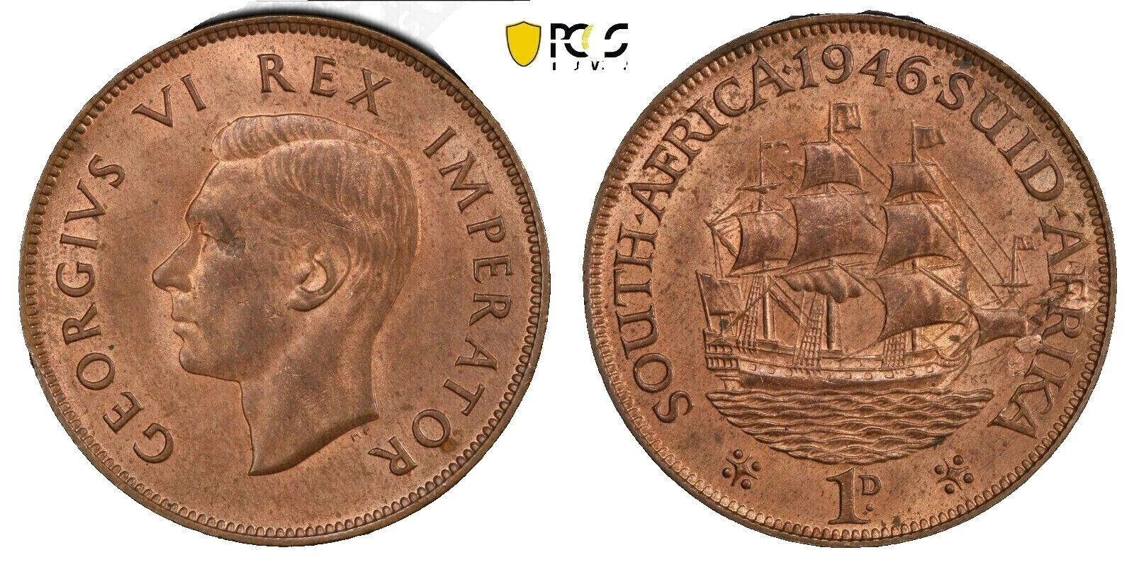 Bronze 1946 Year African Coins