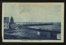 postcard SENIGALLIA - the pier and the lantern