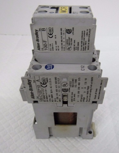 ALLEN BRADLEY 100-C12D*10 SER A CONTACTOR W/100-F SER B - Picture 4 of 6