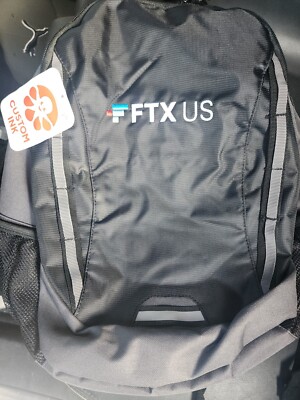 FTX US Token FTT Logo Crypto Blockchain Embroidered Backpack. NEW