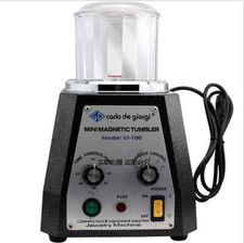 Magnetic Tumbler 100mm Jewelry Polisher and Finisher Machine 110V/220V