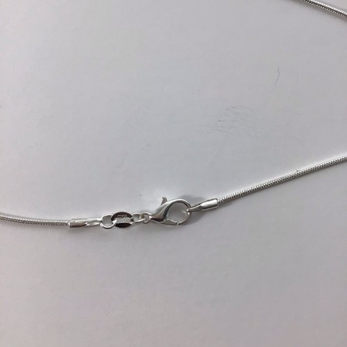 Ghost Necklace .925 Silver 18” Snake Chain Paranormal Spirit Halloween Wiccan - Picture 2 of 2