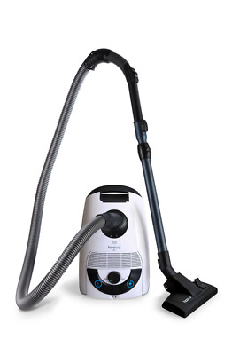 hoogo B3+ Staubsauger mit Beutel /HEPA 14 Filter Sehr Leiße Weiß 850 Watt B-Ware