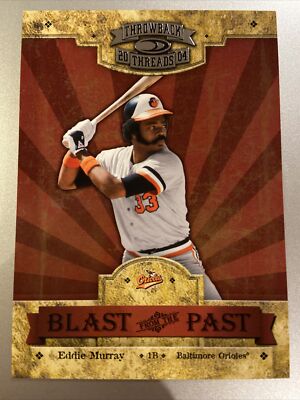 2004 Throwback Threads Blast from the Past EDDIE MURRAY # d 0932/1500!
