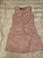 Nine West Overlay Sleeveless Straight Dress, sz 10