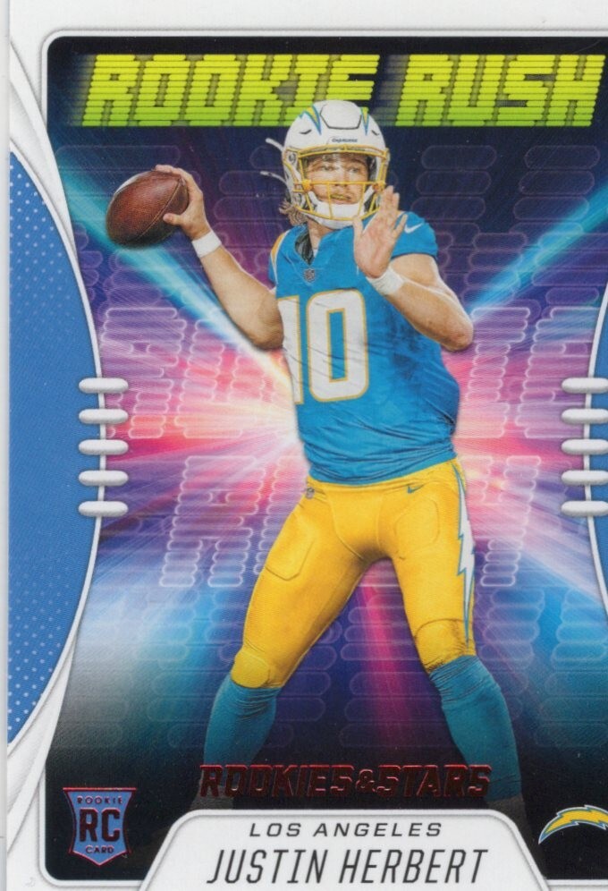 2020 Panini Rookies & Stars - Rookie Rush Justin Herbert #RR-3 (RC)