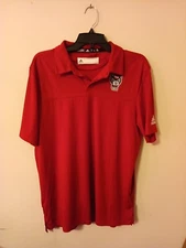 Mens NC State Wolfpack adidas Coaches Sideline Tech Polo Medium