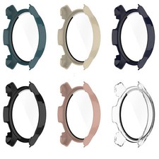 PC  Tempered Glass Shell Film Integrated Watch Protective Case for Vivo Watch2