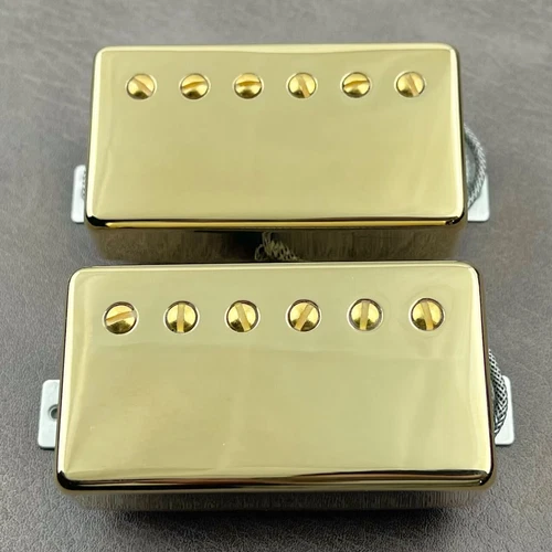 1 Set Alnico II '57 Classic Plus Neck & Bridge Vintage Humbucker Gold Fit Gibson