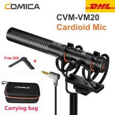 Comica CVM-VM20 Super Cardioid Condenser Shotgun Microphone Mic for Video Camera