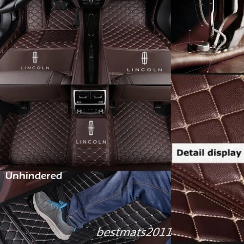 For Lincoln MKC MKT MKS MKX MKZ Continental Car Floor Mats Carpets Waterproof - Imagen 27 de 31